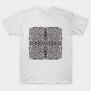 Colorful Abstract Hand Drawing T-Shirt